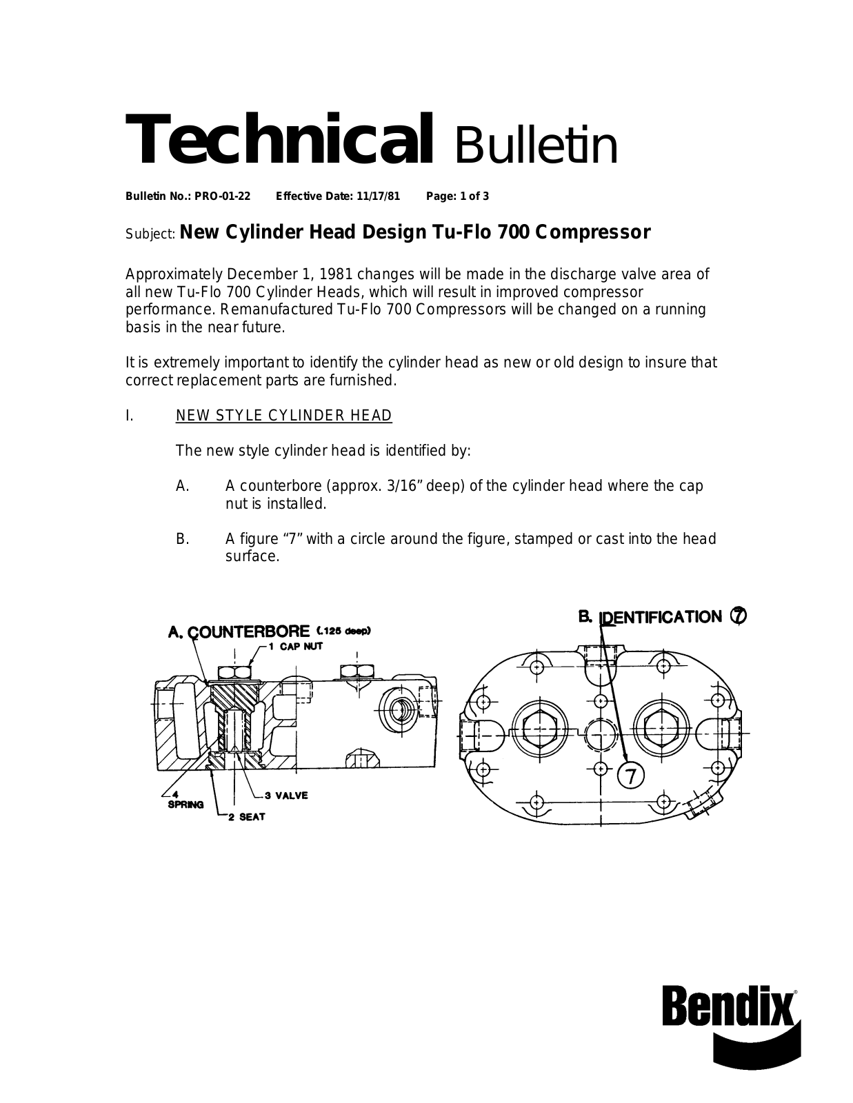 BENDIX TCH-001-022 User Manual