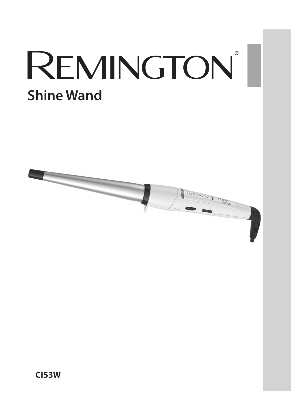 Remington CI53W User Manual