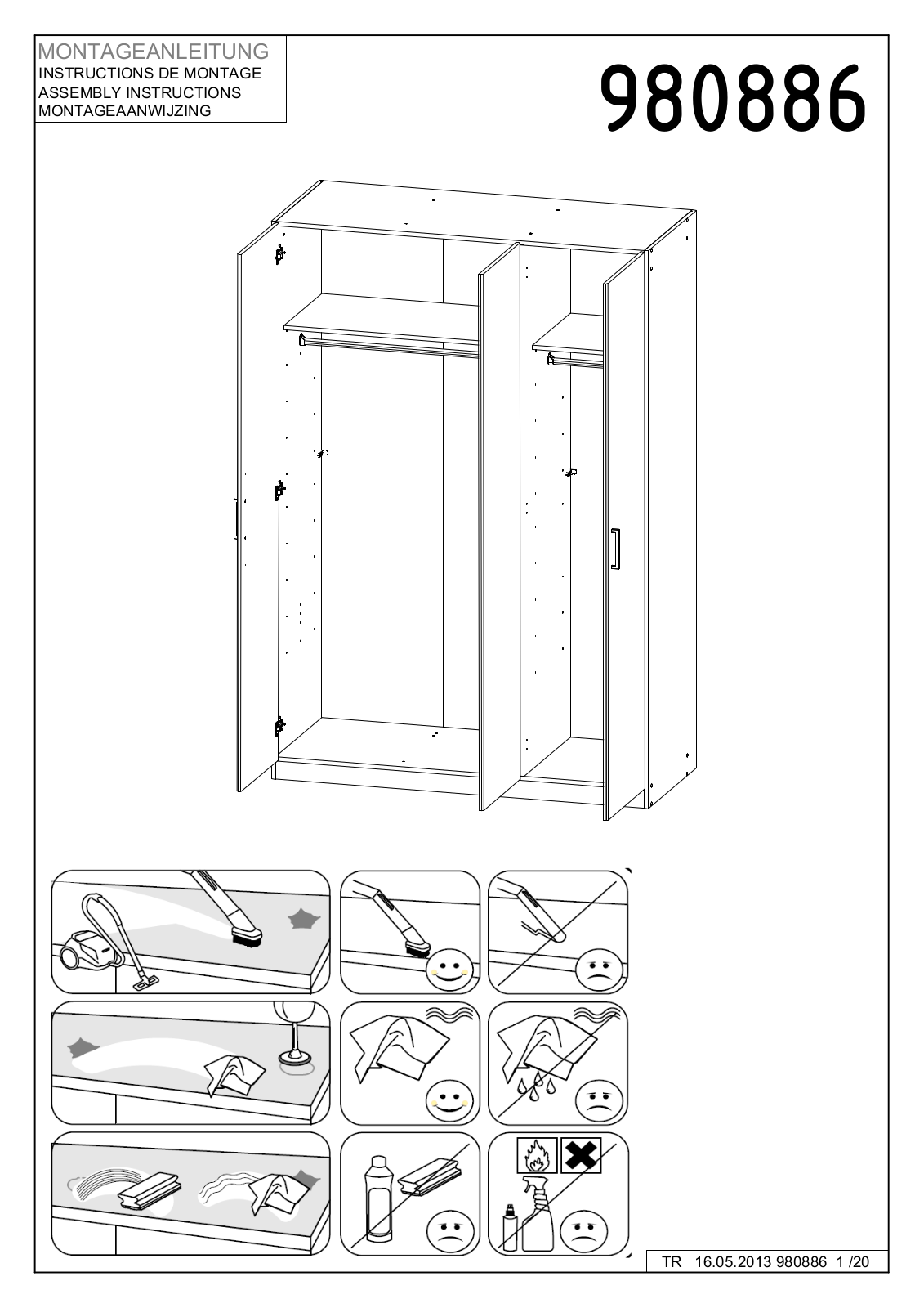 Wimex 980886 Assembly instructions