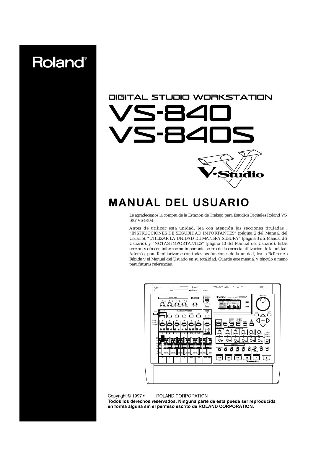 Roland VS-840 User Manual