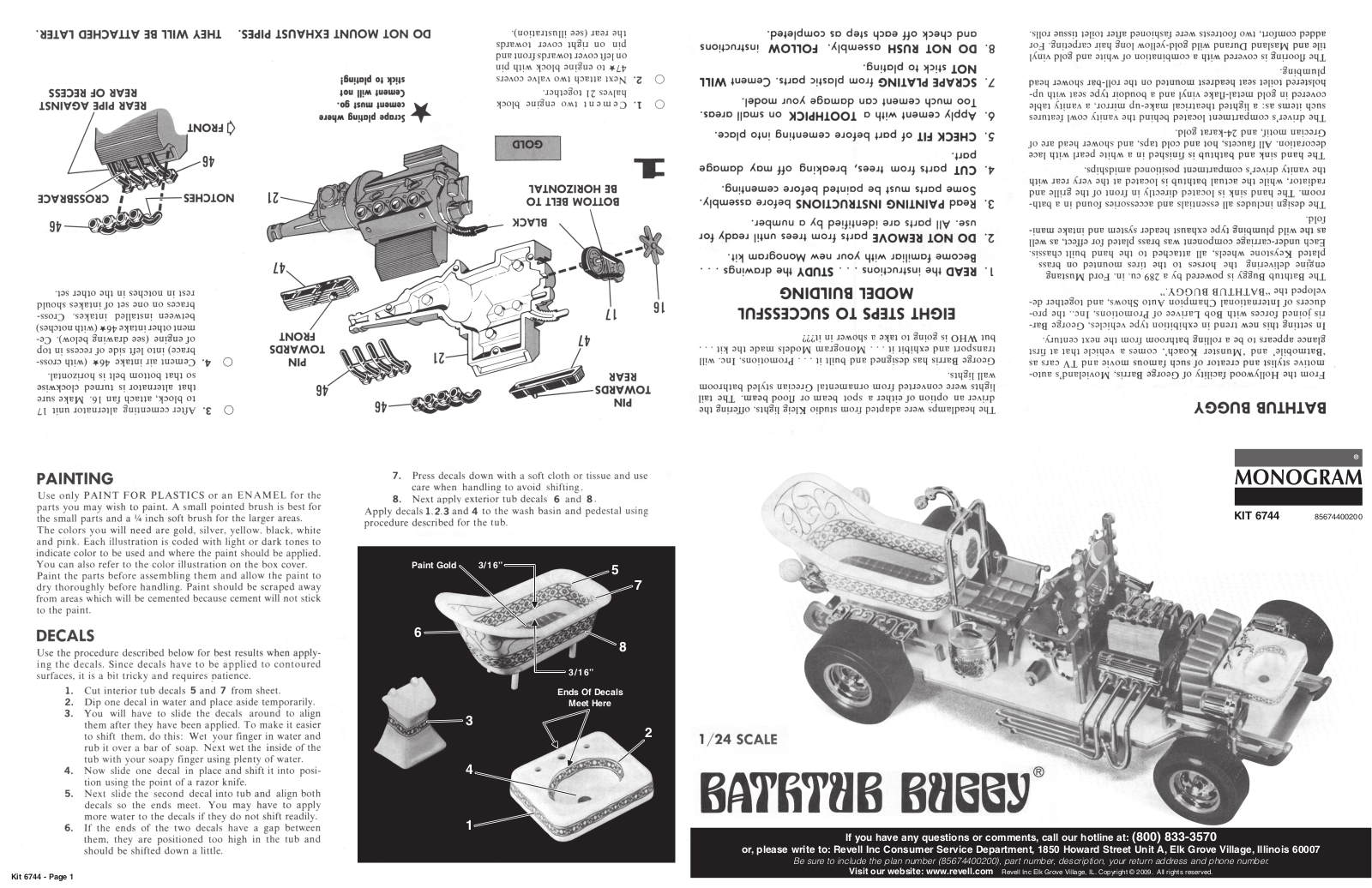 REVELL Bathtub Buggy SSP User Manual