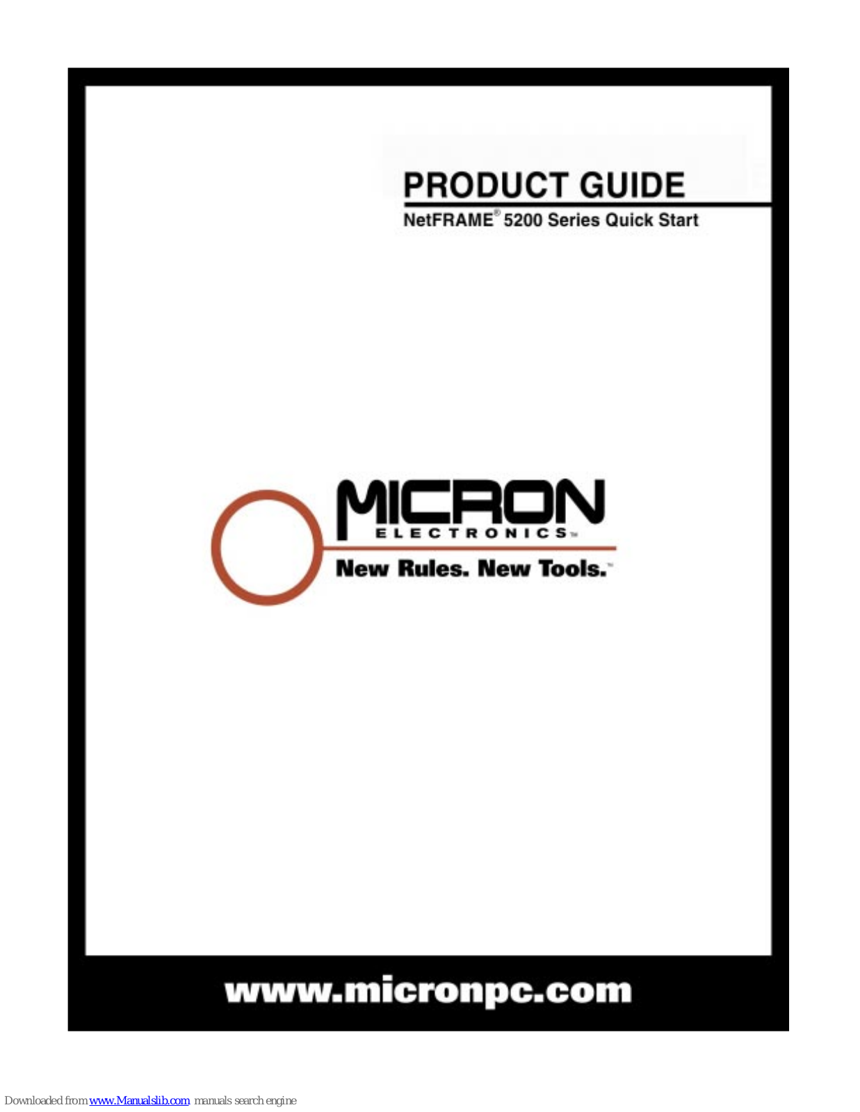 Micron NetFrame 5200 Product Manual