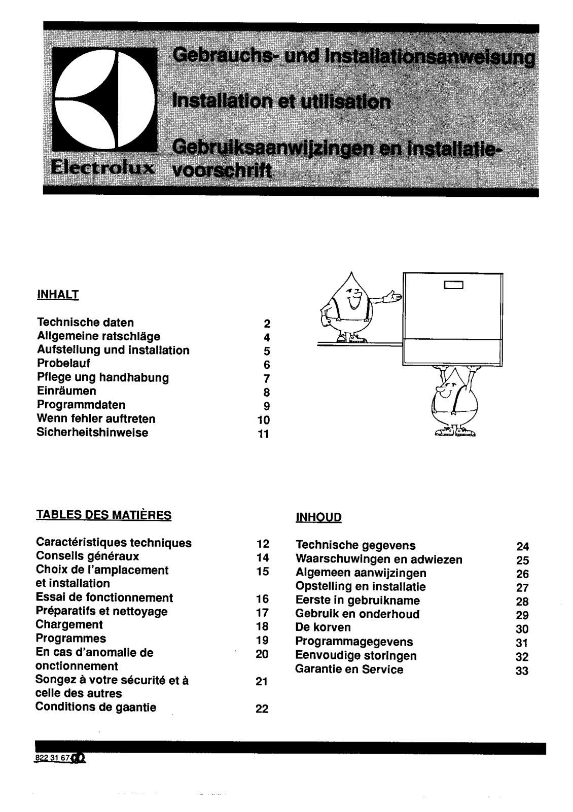 AEG ESF218 User Manual