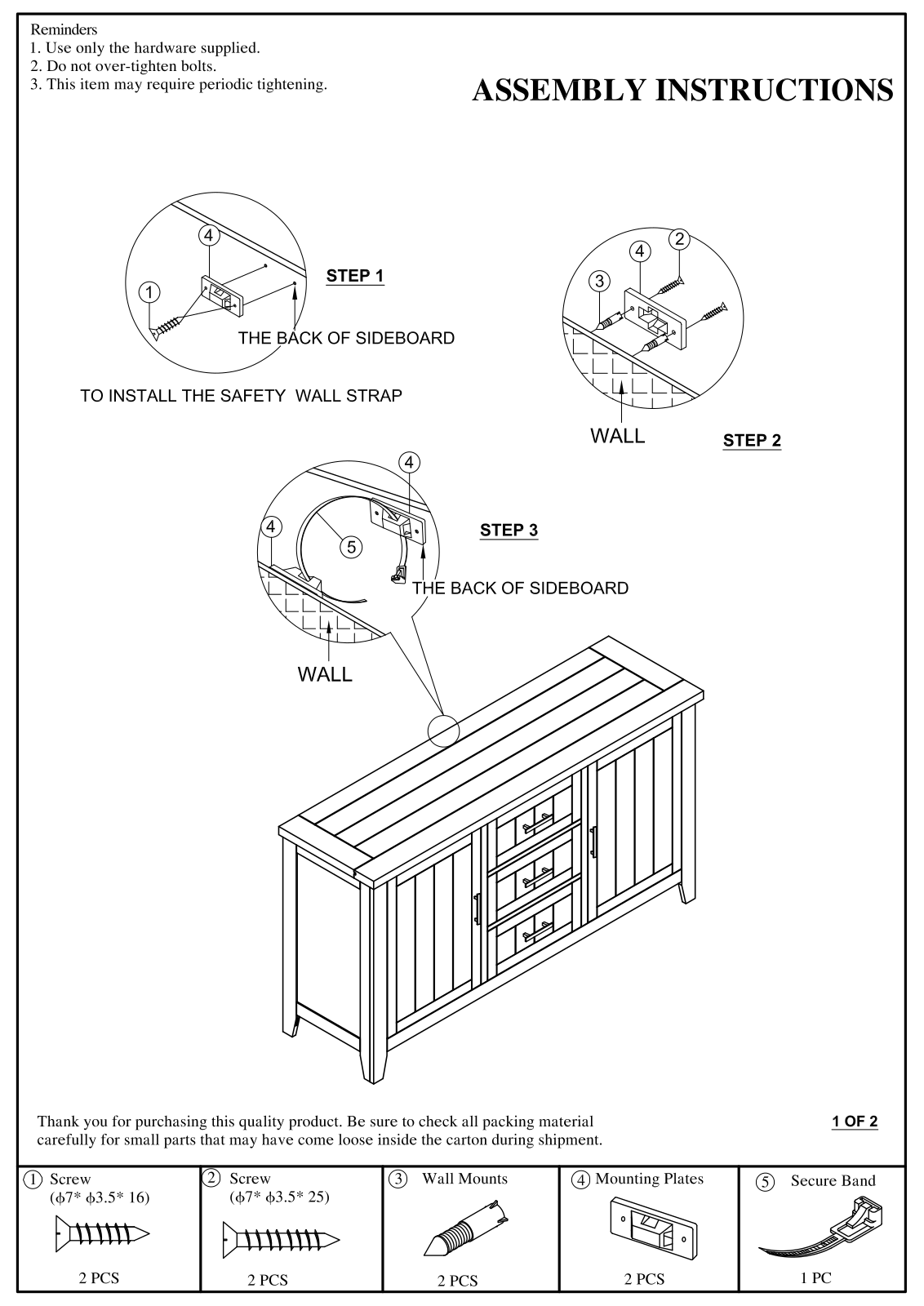 Foundstone LOON5520 Installation & Assembly - ManualMachine.com