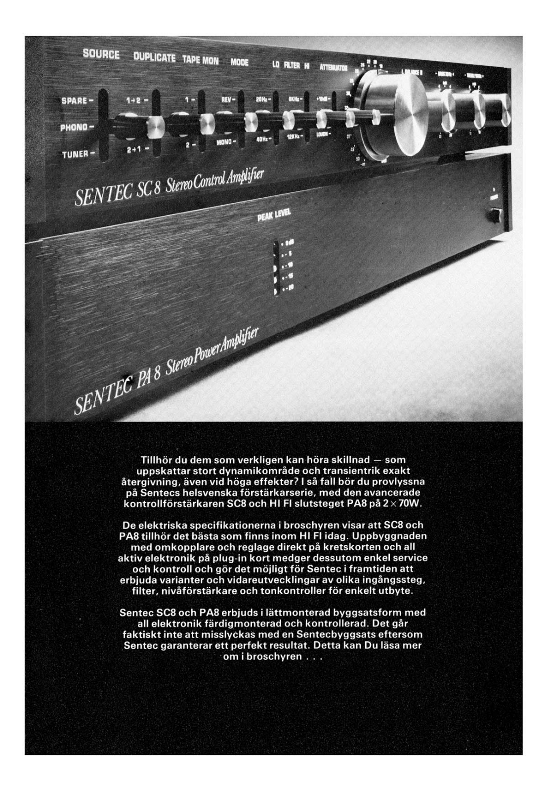 Sentec PA-8 Brochure