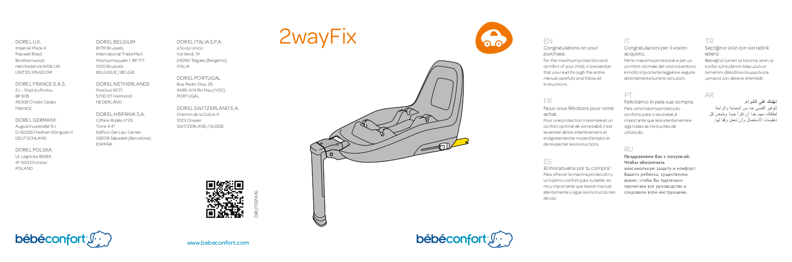 Bebe Confort 2wayFix User Manual