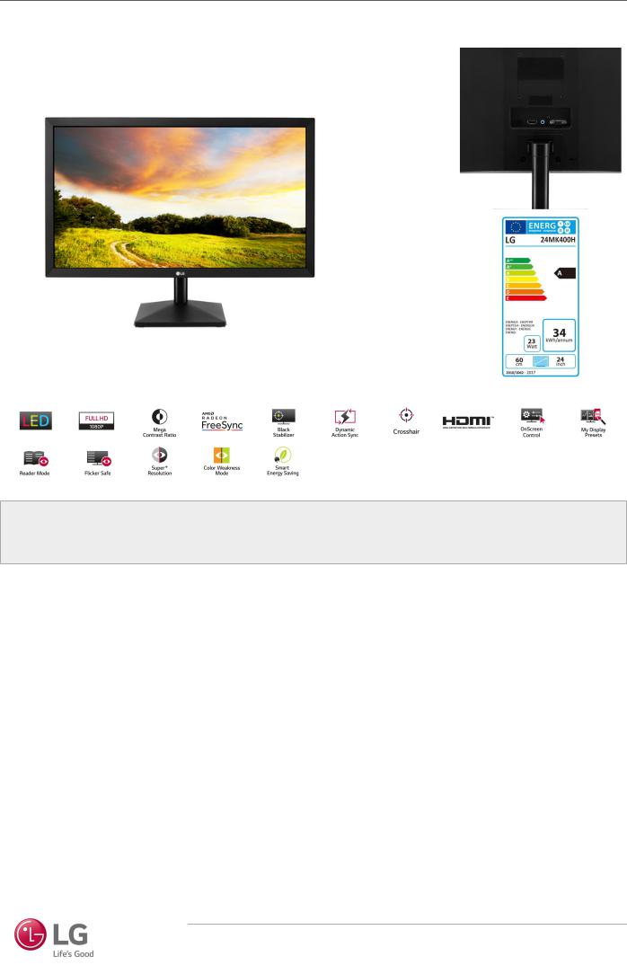 LG 24MK400H-B User Manual