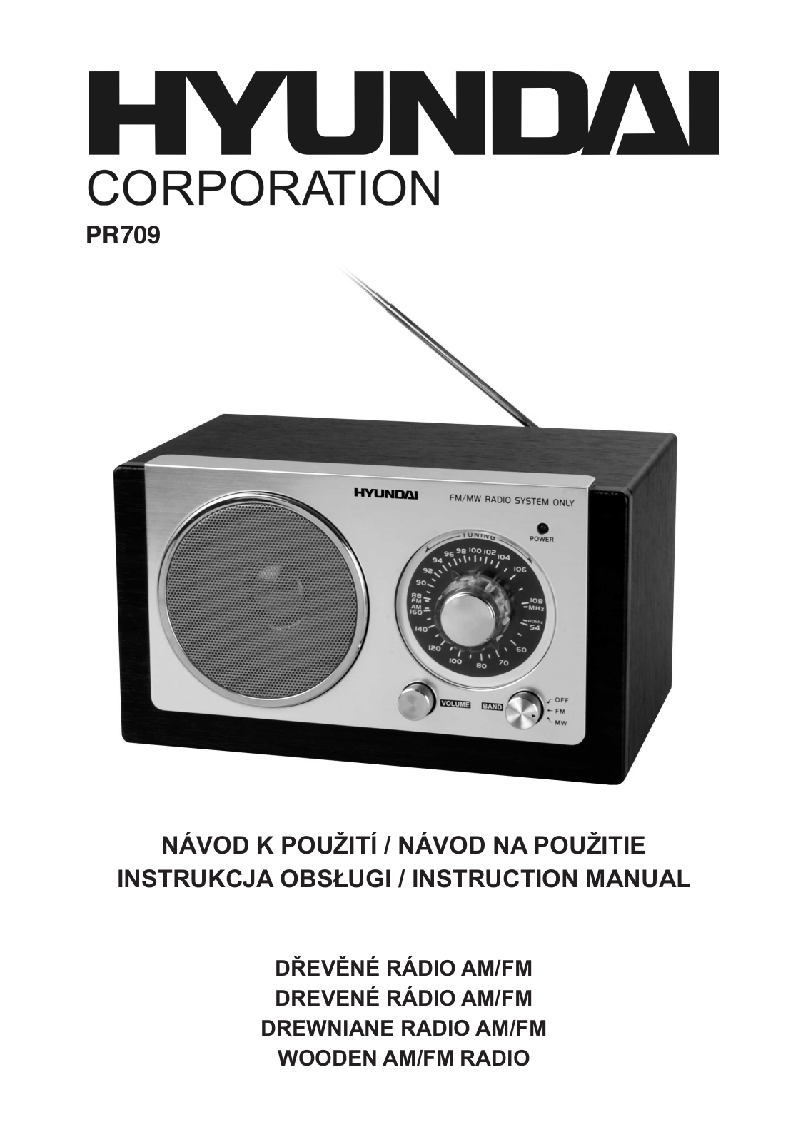 Hyundai PR 709 User Manual