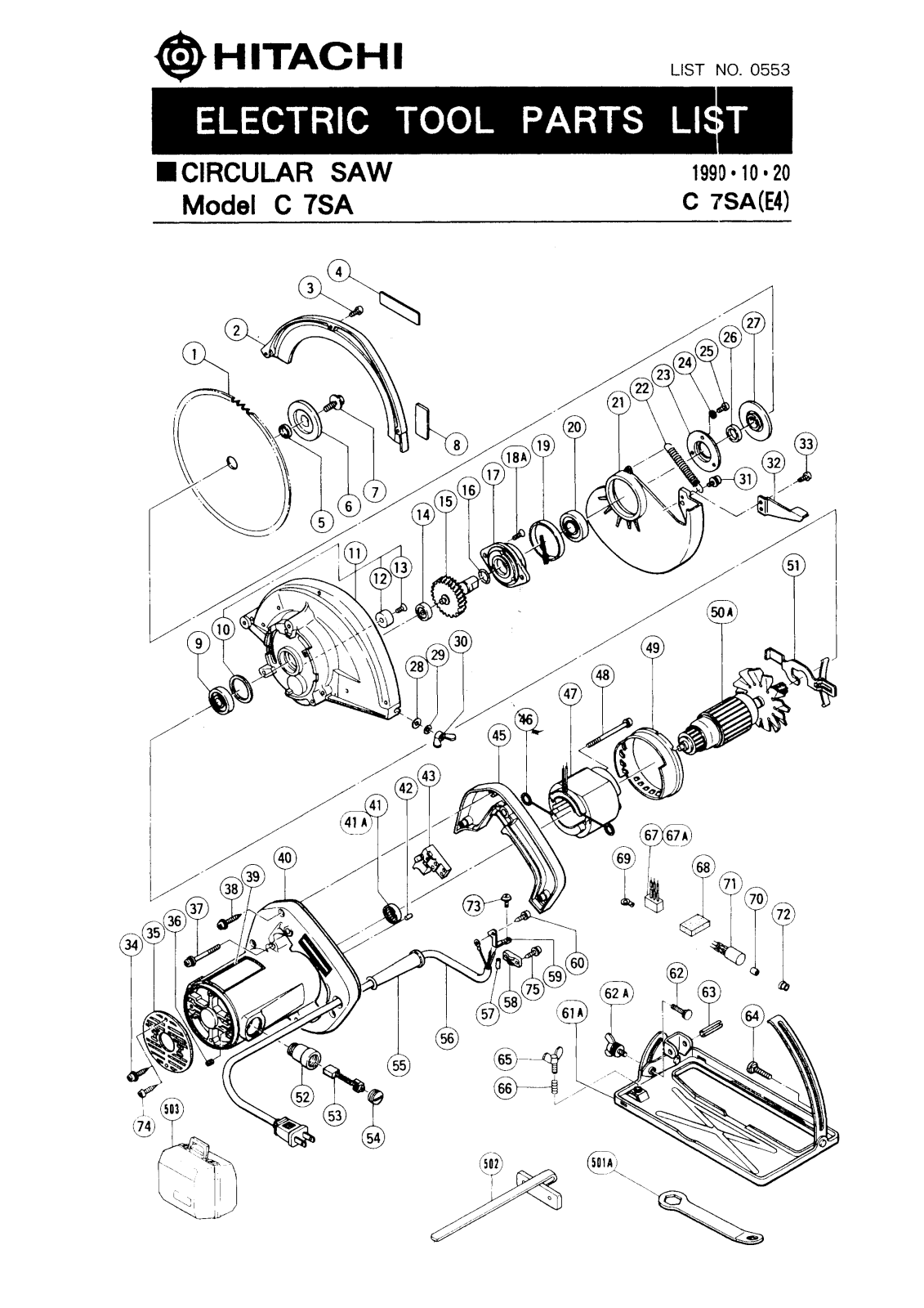 Hitachi C7SA User Manual