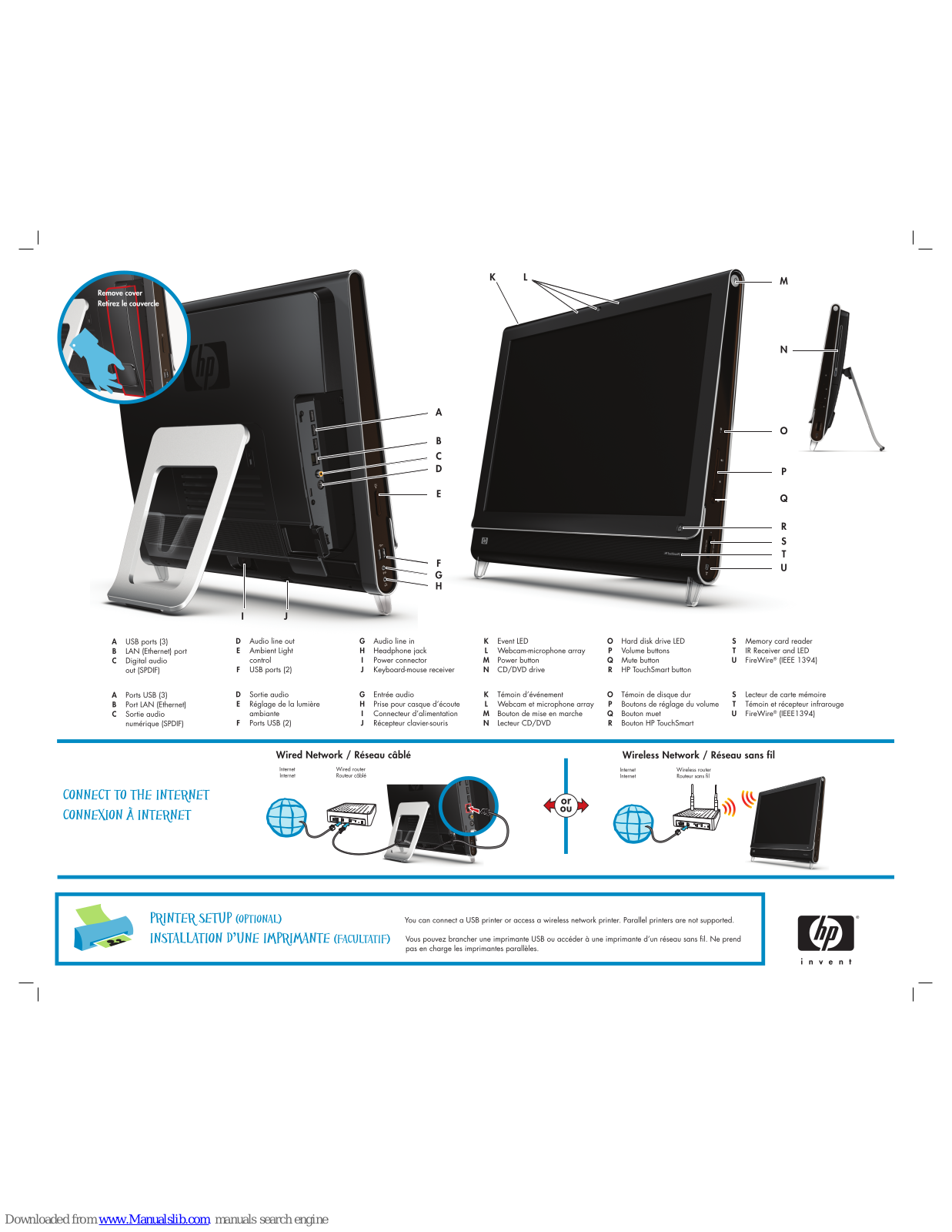 HP TouchSmart IQ503, TouchSmart IQ500, TouchSmart IQ504, TouchSmart IQ505, TouchSmart IQ506 Reference Manual