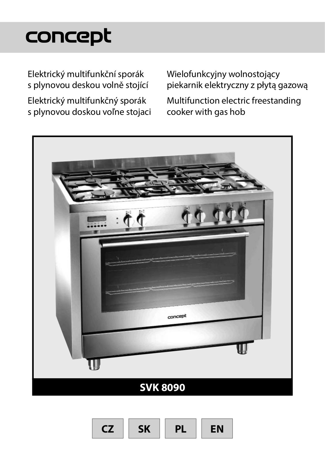 Concept SVK8090 Operating Instructions