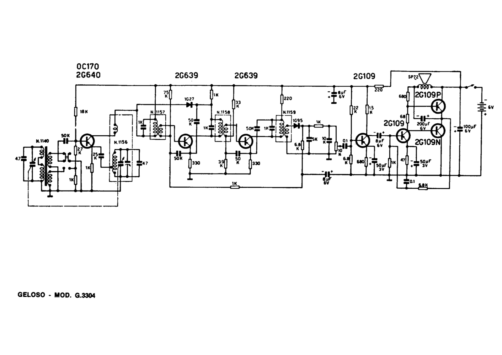 Geloso g3304 schematic