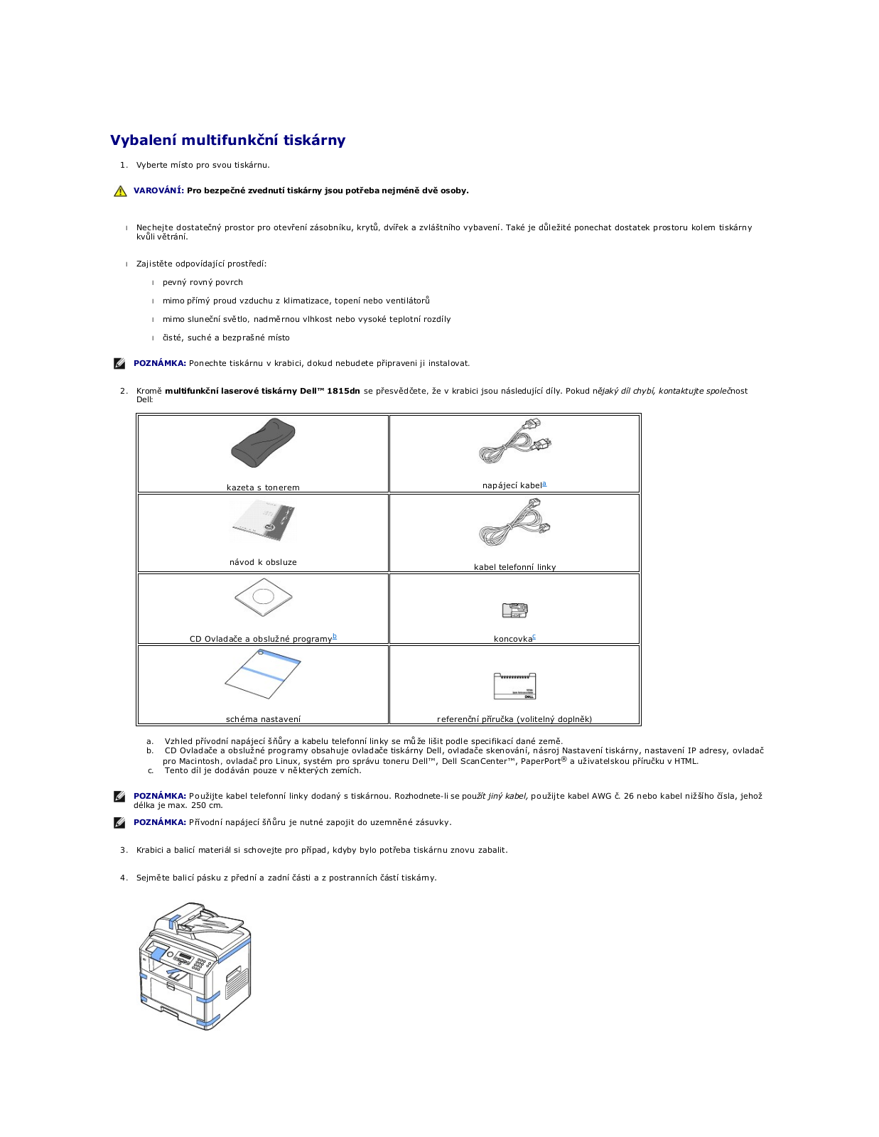 Dell 1815dn User Manual