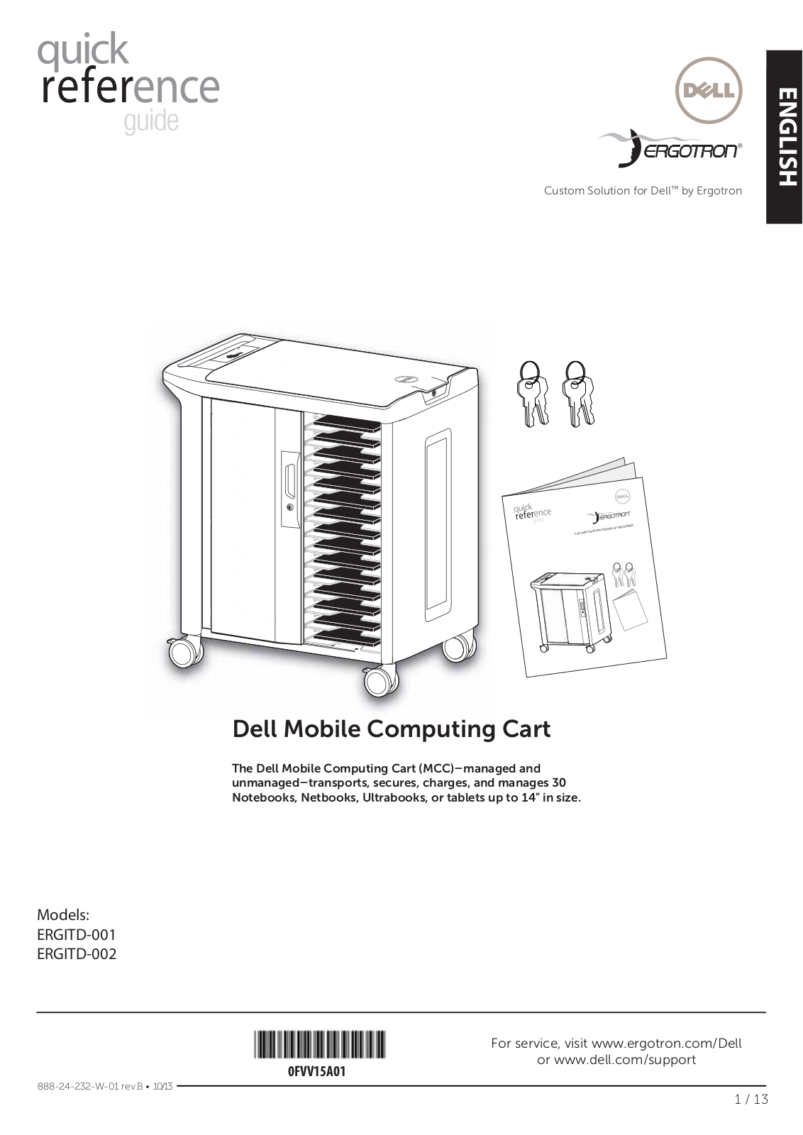 Dell Mobile Computing Cart User Manual