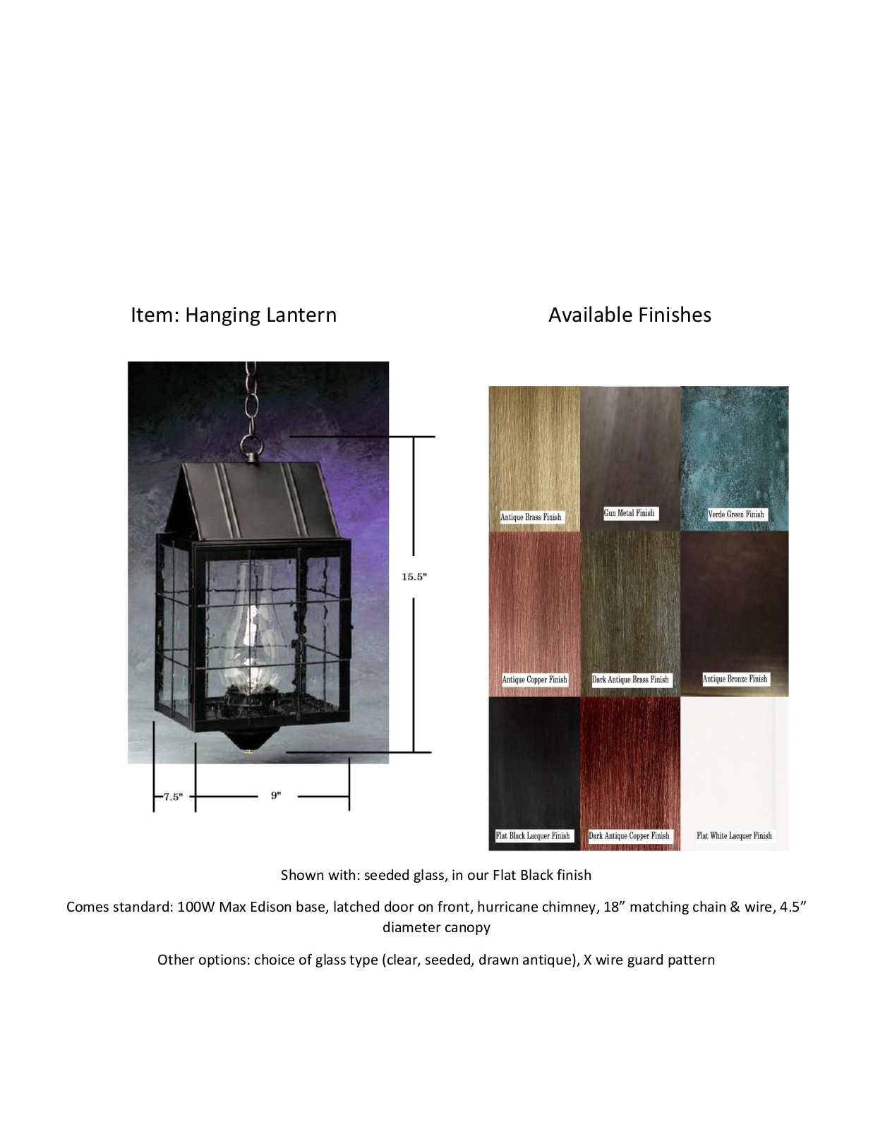 Union Rustic W001709959 Specifications - ManualMachine.com