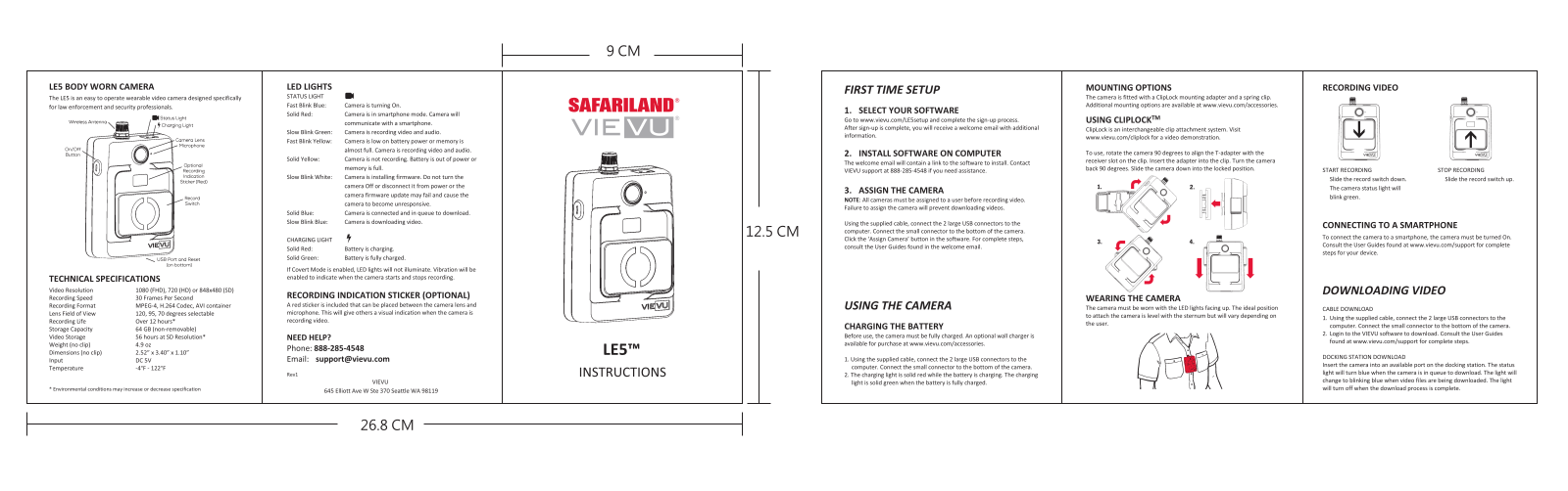 VIEVU LE5 Users Manual