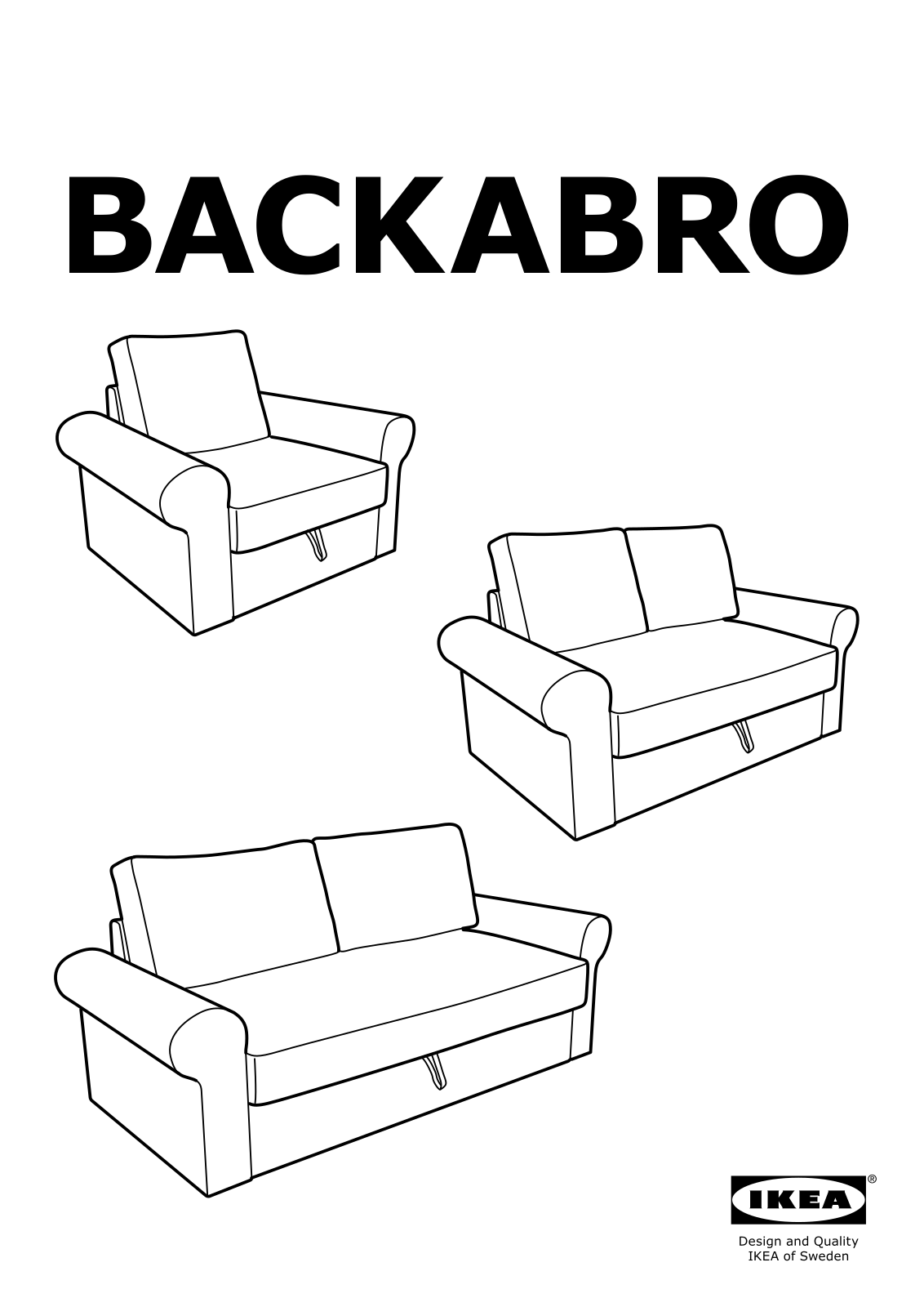 IKEA BACKABRO 168-88-71 User Manual