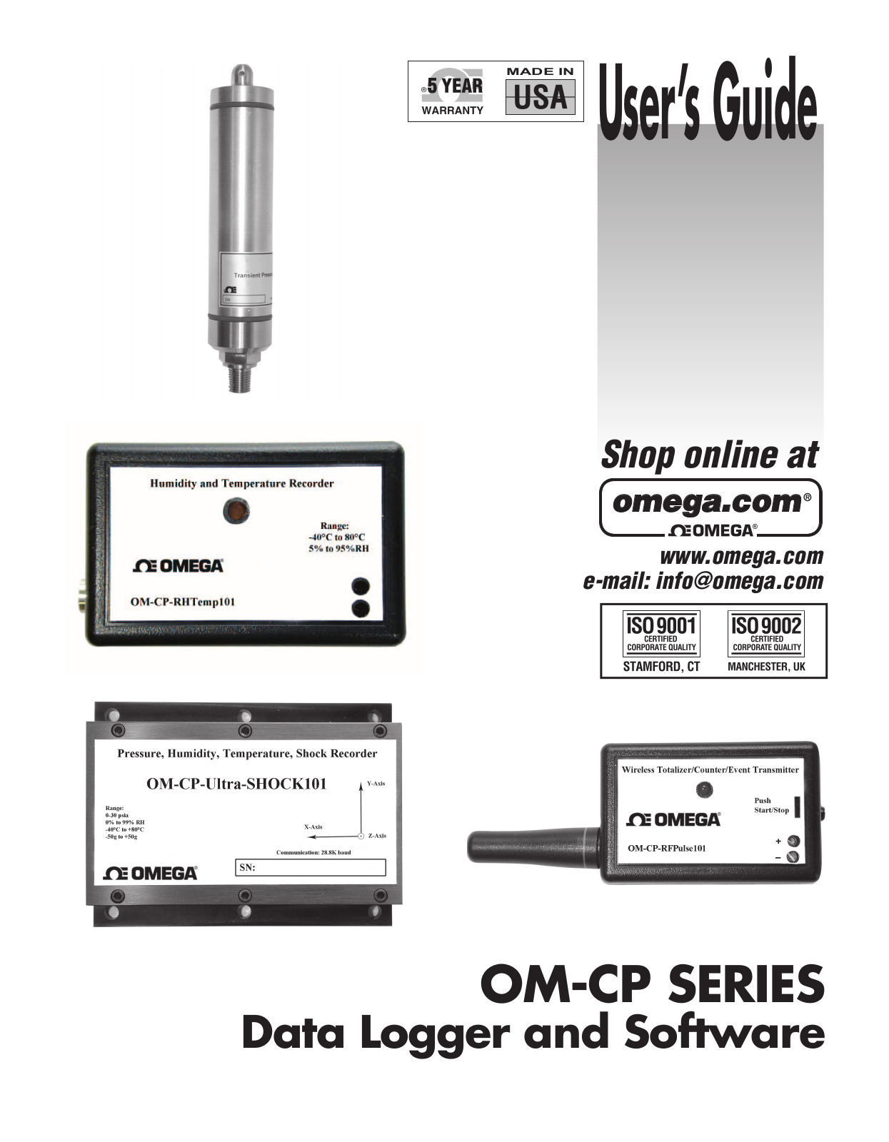 OMEGA OM-CP User guide - ManualMachine.com