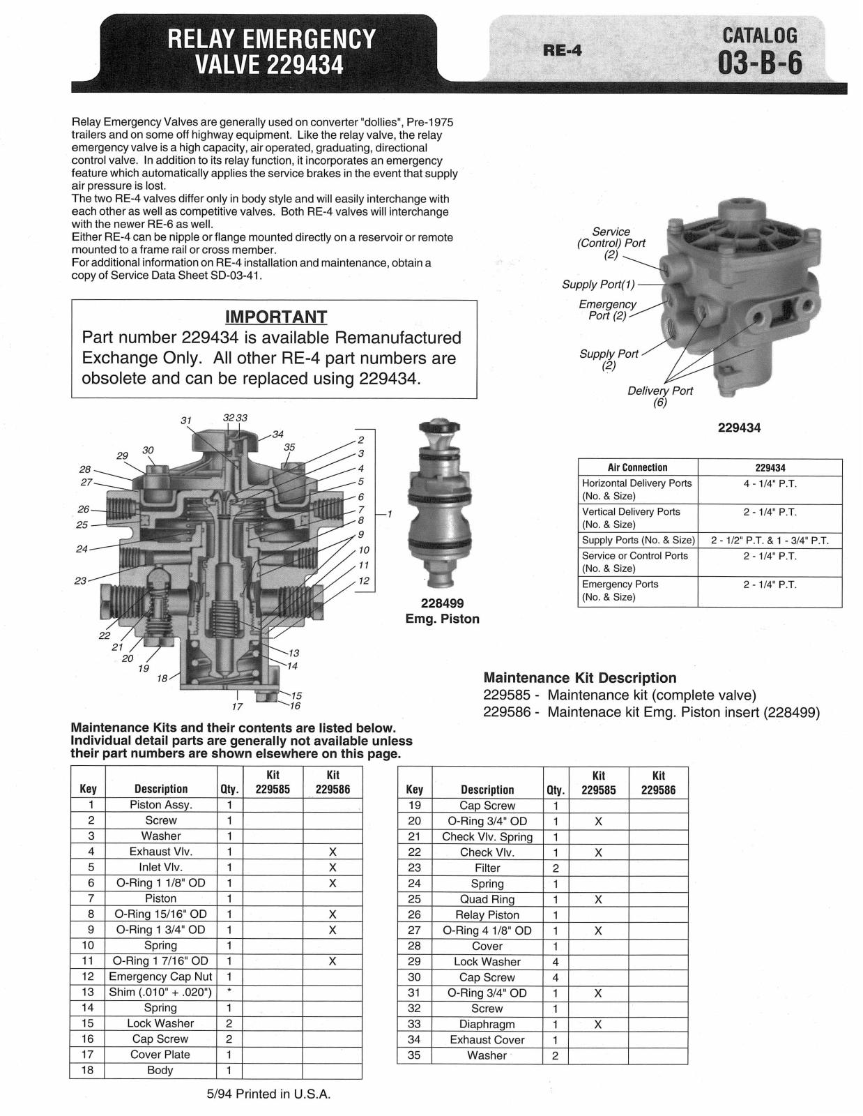 BENDIX 03-B-6 User Manual