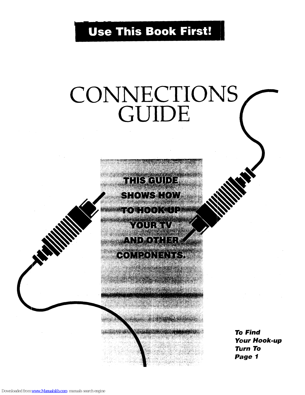 THOMSON G27693 Connection Manual - ManualMachine.com