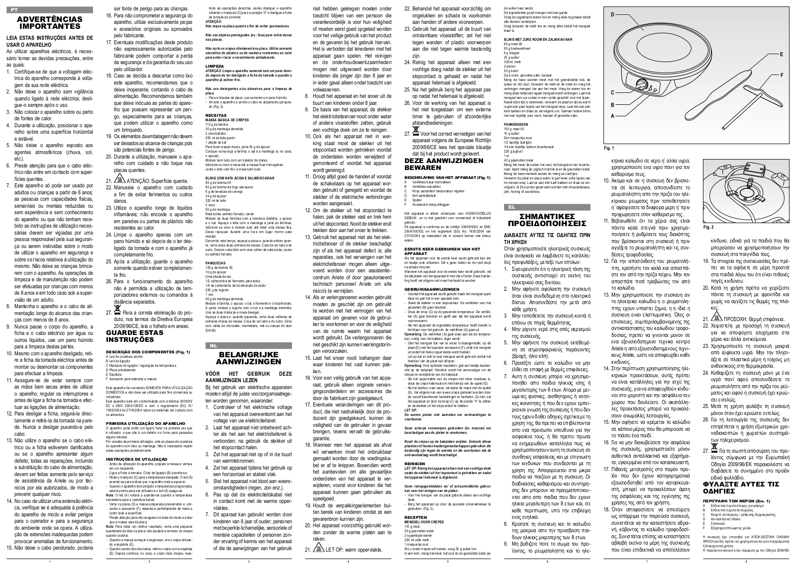 Ariete 183 User Manual