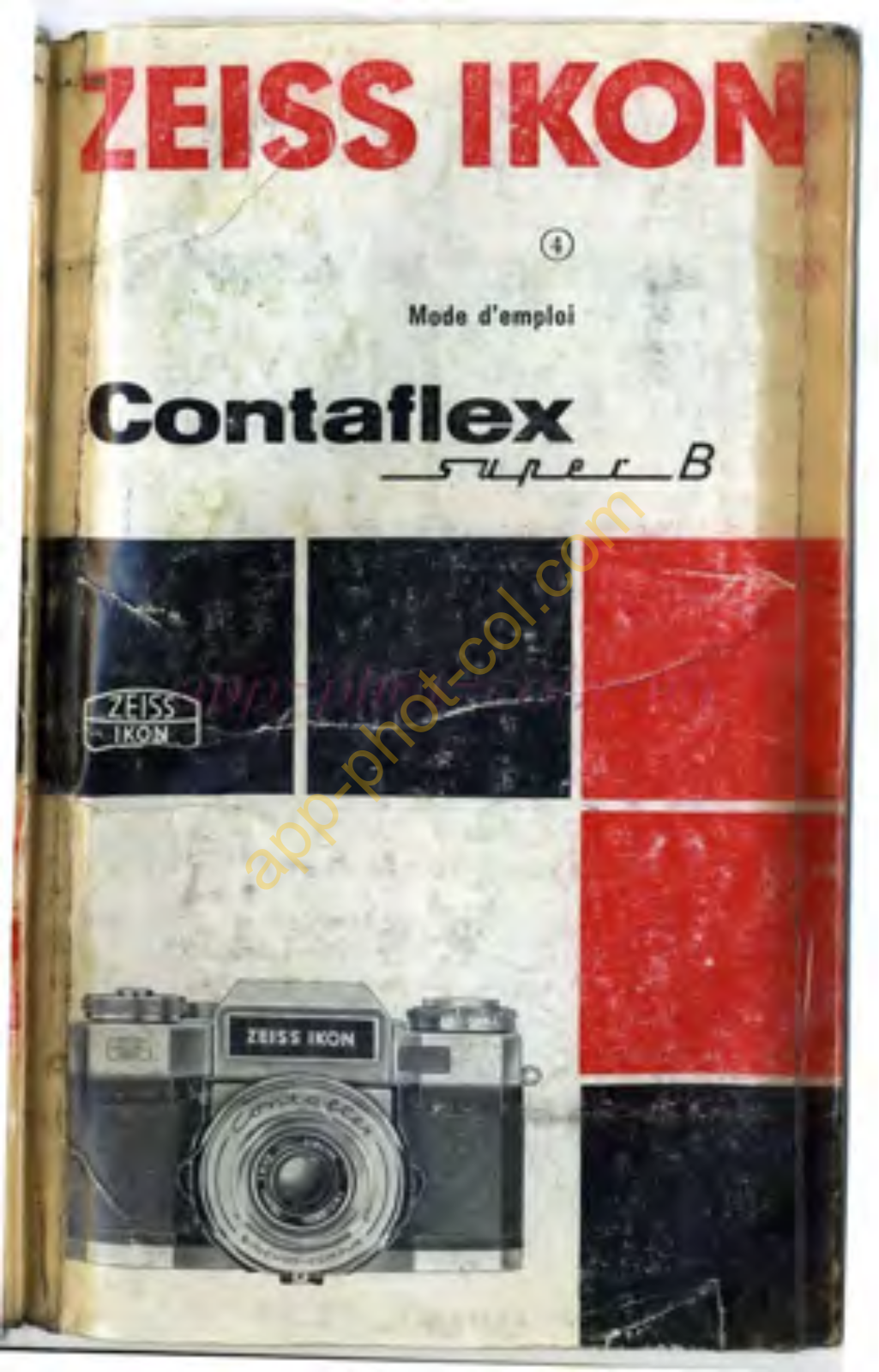 ZEISS IKON Contaflex Super B Instruction Manual