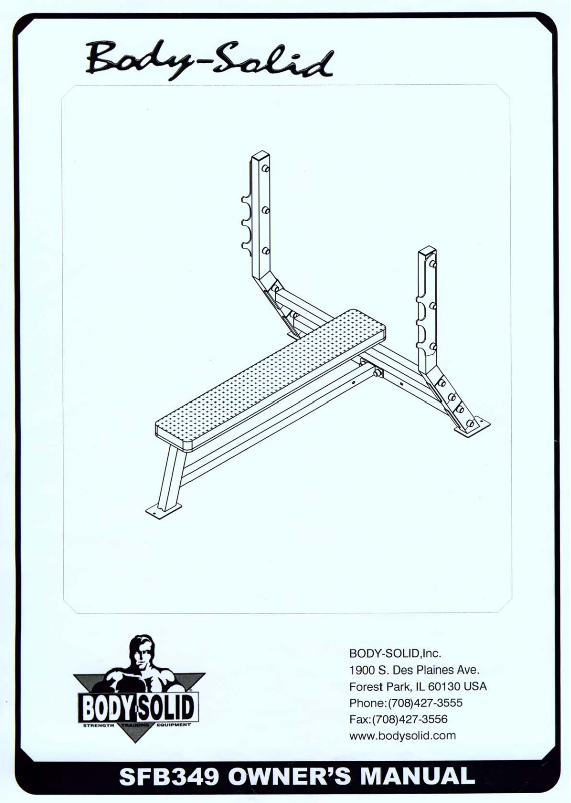 Body Solid SFB349G User Manual