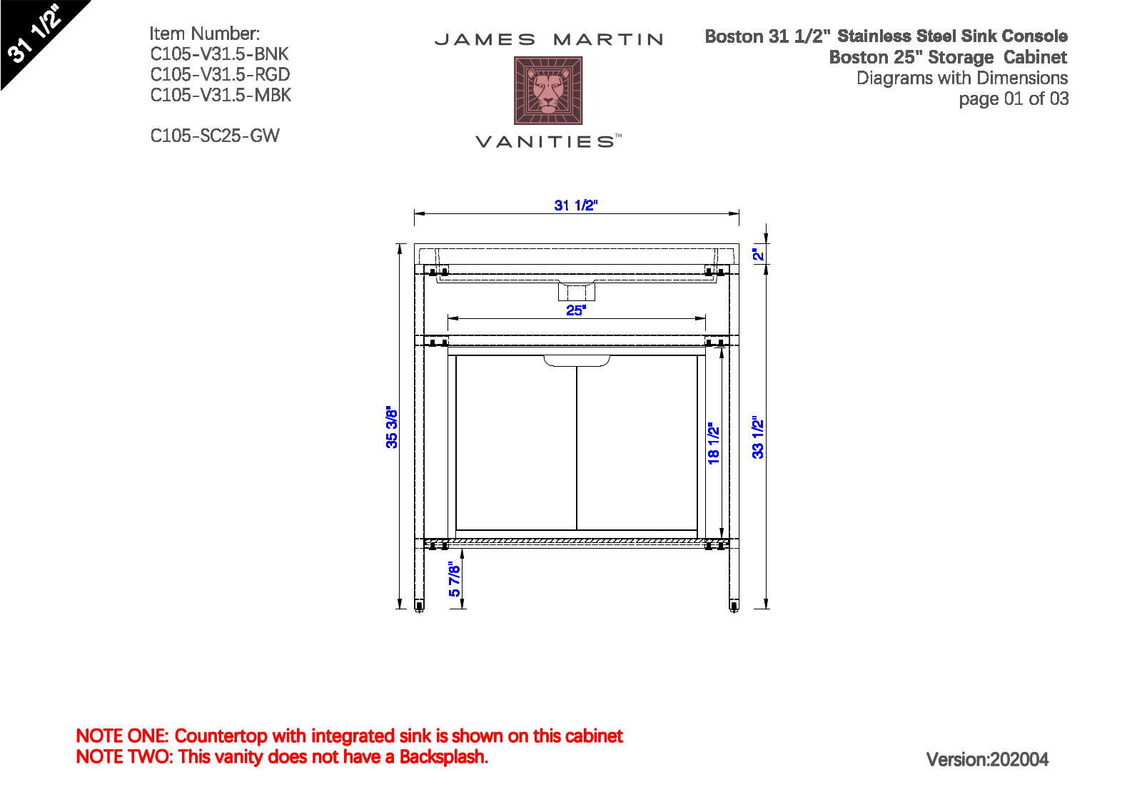 James Martin Furniture JMT12751 Specifications - ManualMachine.com
