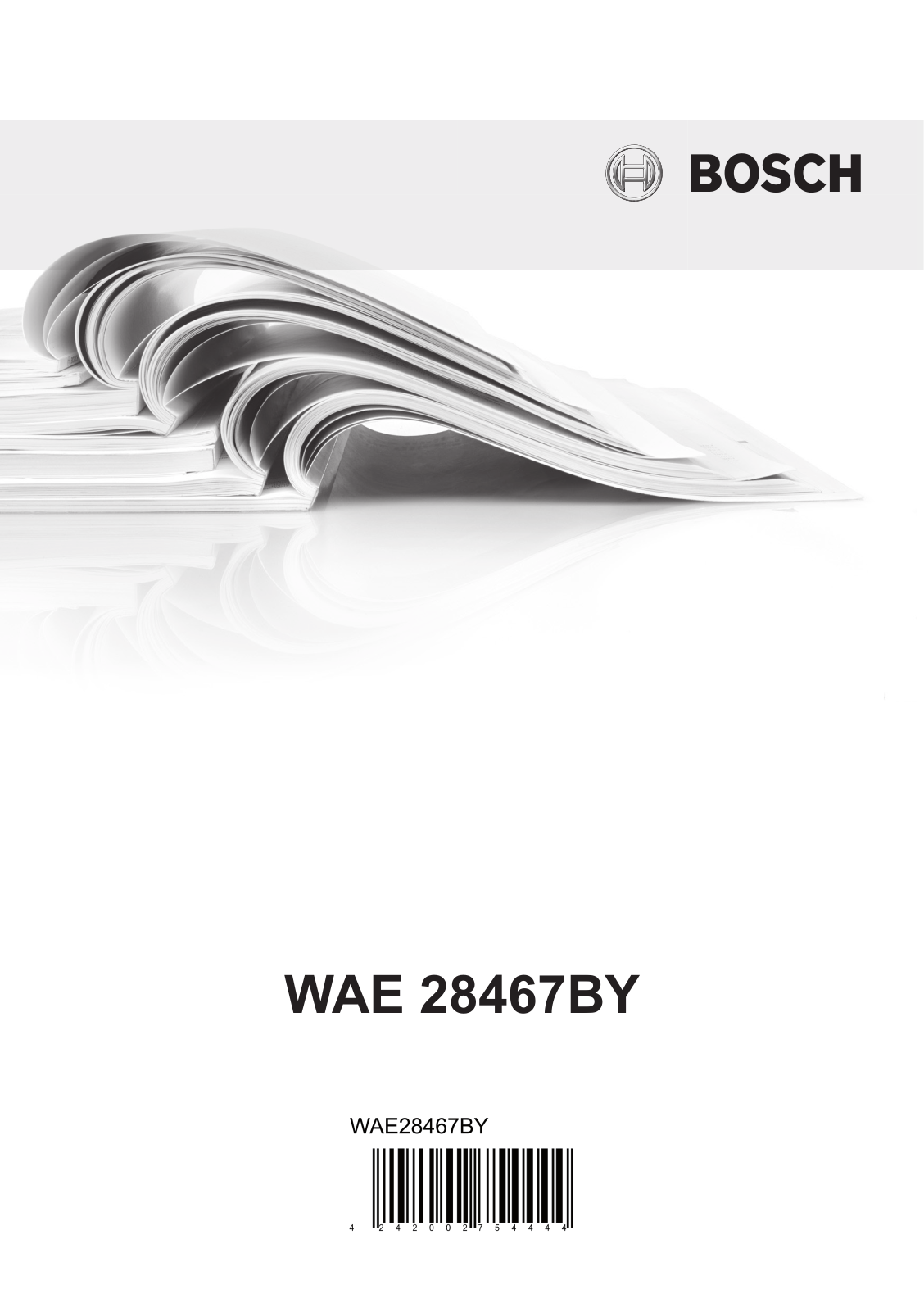 Bosch WAE28467BY User Manual