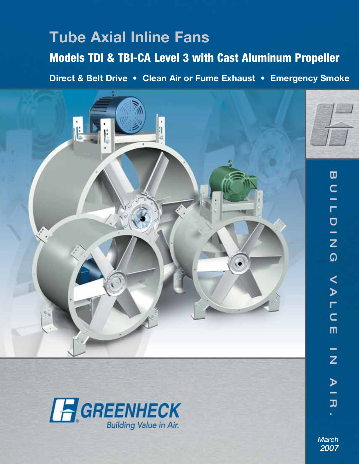 Greenheck TBI-3H18-10 User Manual