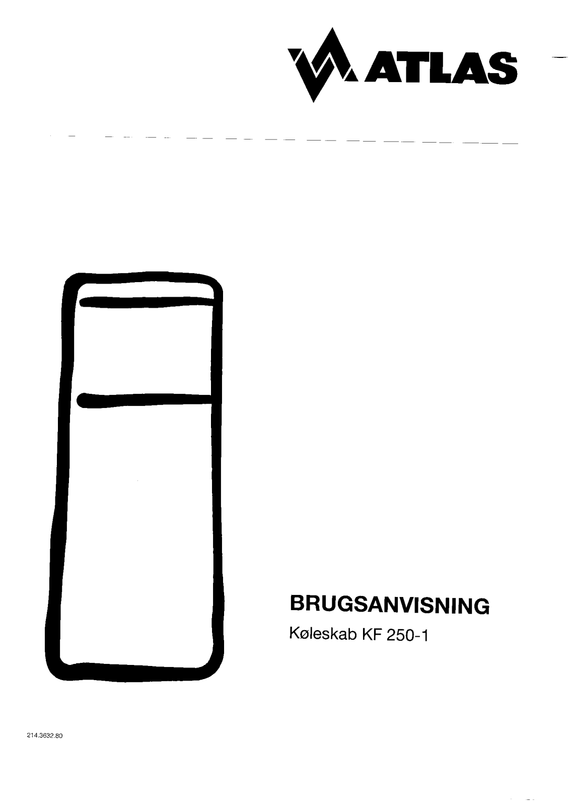 Atlas KF250-1 User Manual