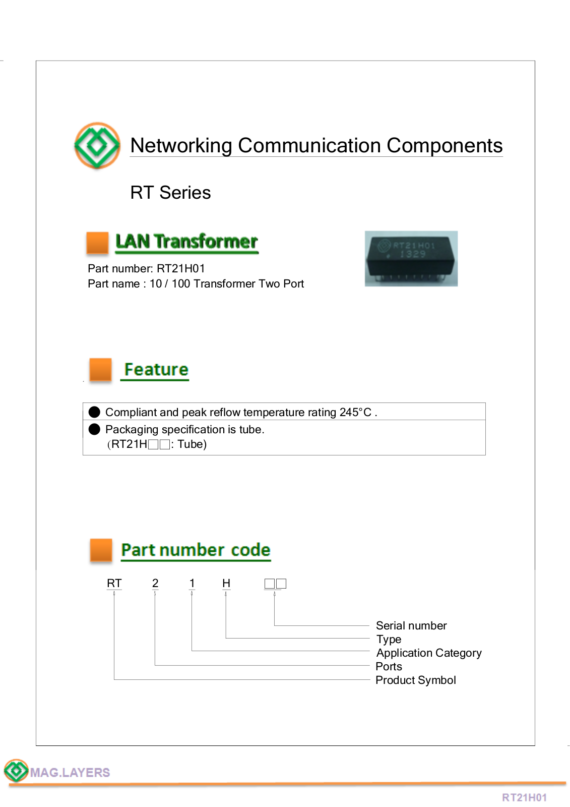 Mag Layers RT21H01 User Manual - ManualMachine.com