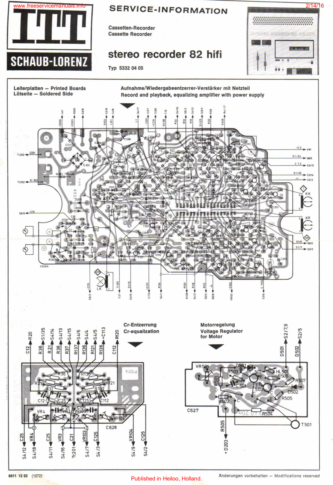 ITT 82 hifi Schematic