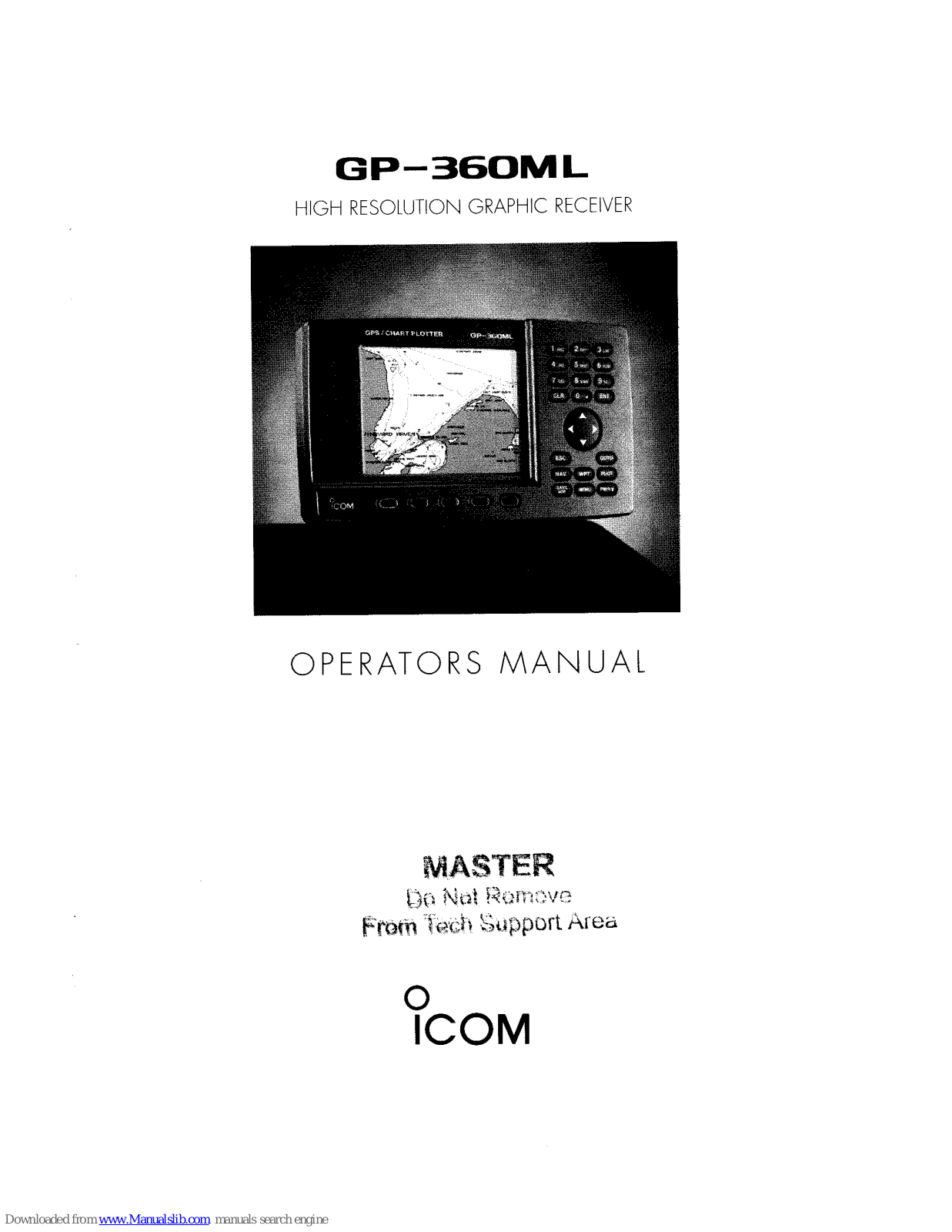 ICOM GP-360ML User Manual