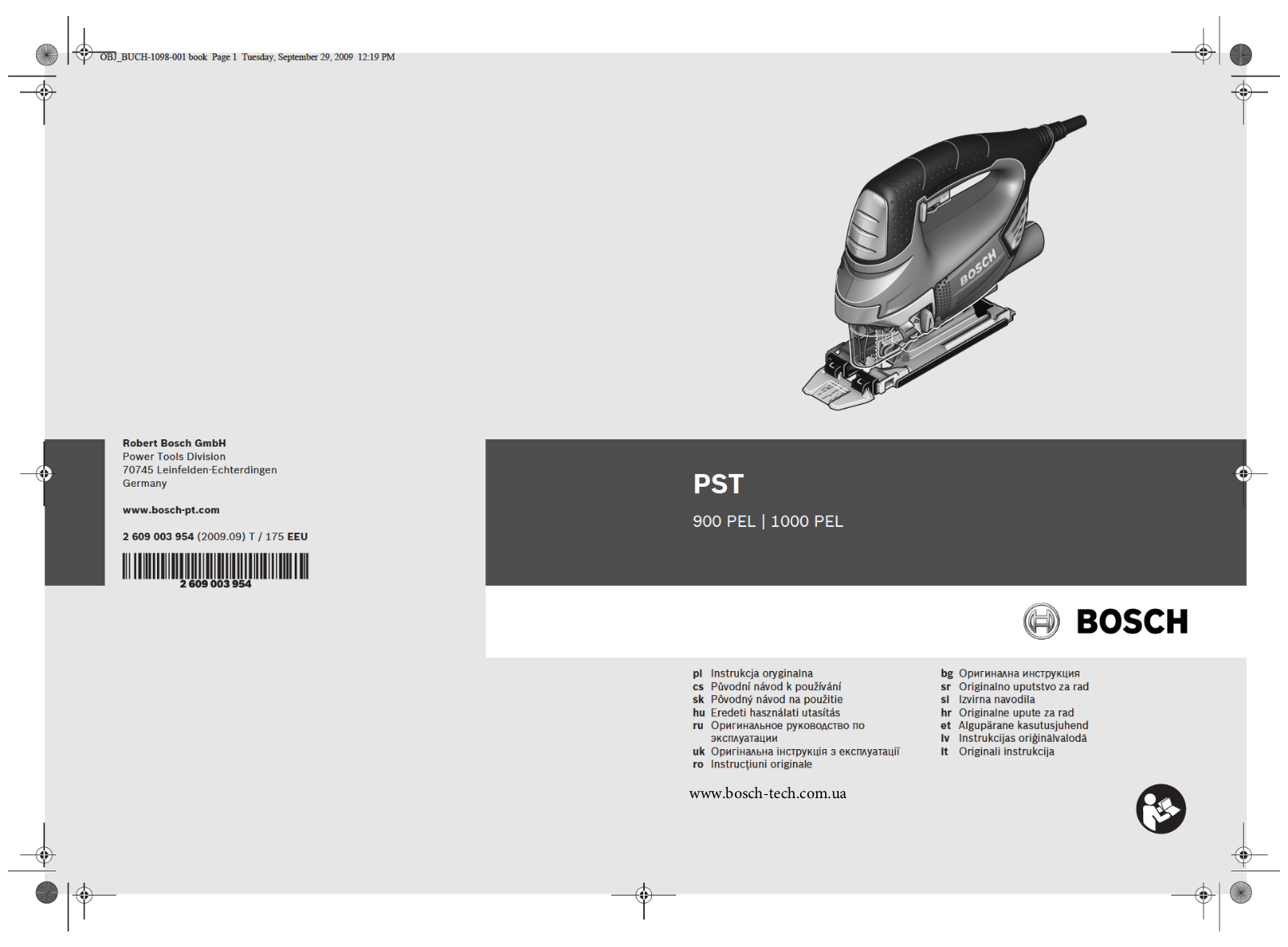 Bosch PST 900 PEL User Manual