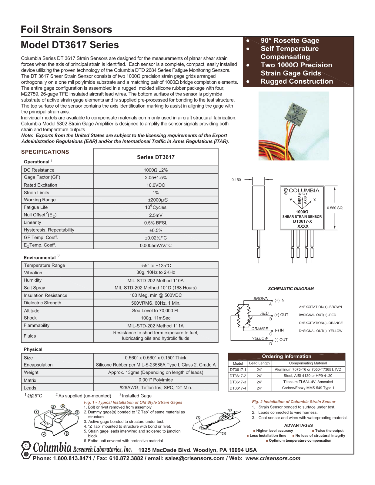 Columbia DT3617 User Manual