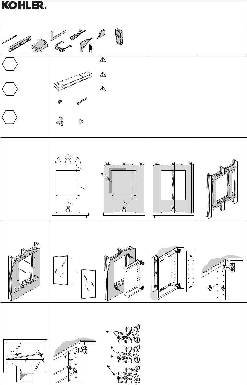 KOHLER K-CB-CLR1620FS Installation Manual