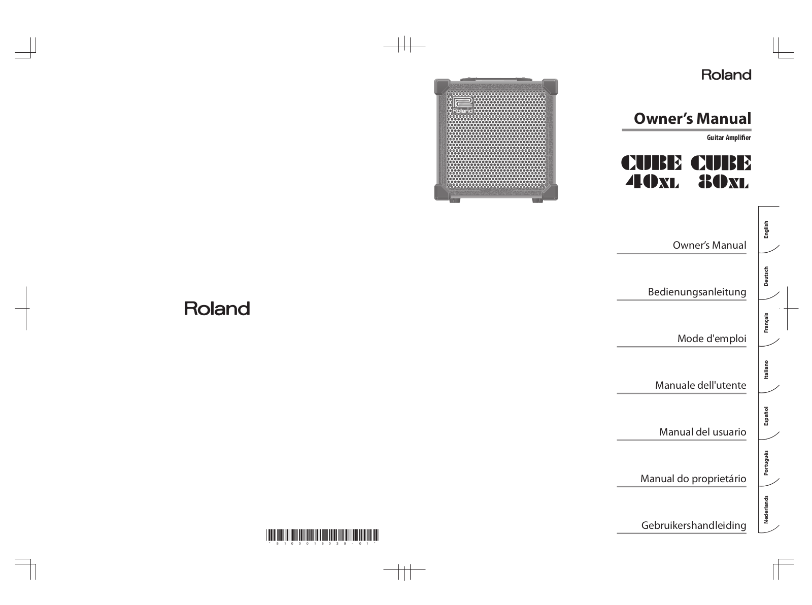 Roland CUBE 40XL, CUBE 80XL User Manual