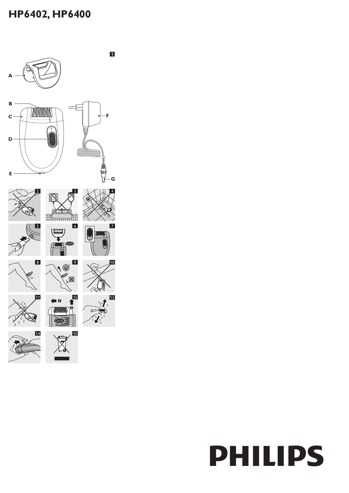 Philips Satinelle Epilierer User Manual