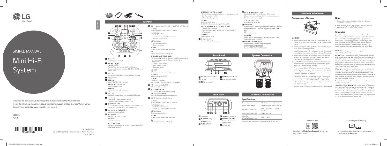 LG CK99 User Guide