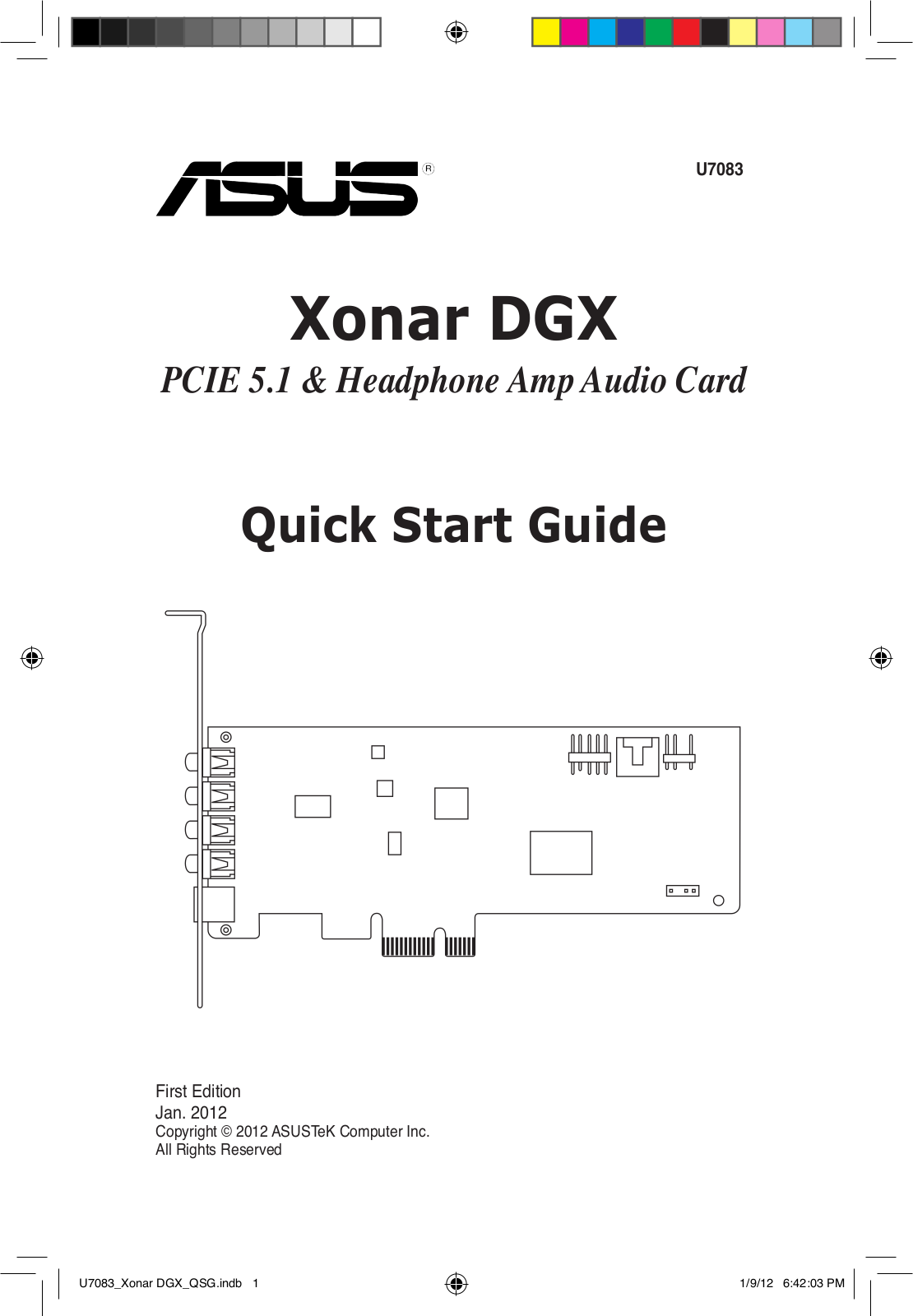 Asus Xonar DGX User Manual