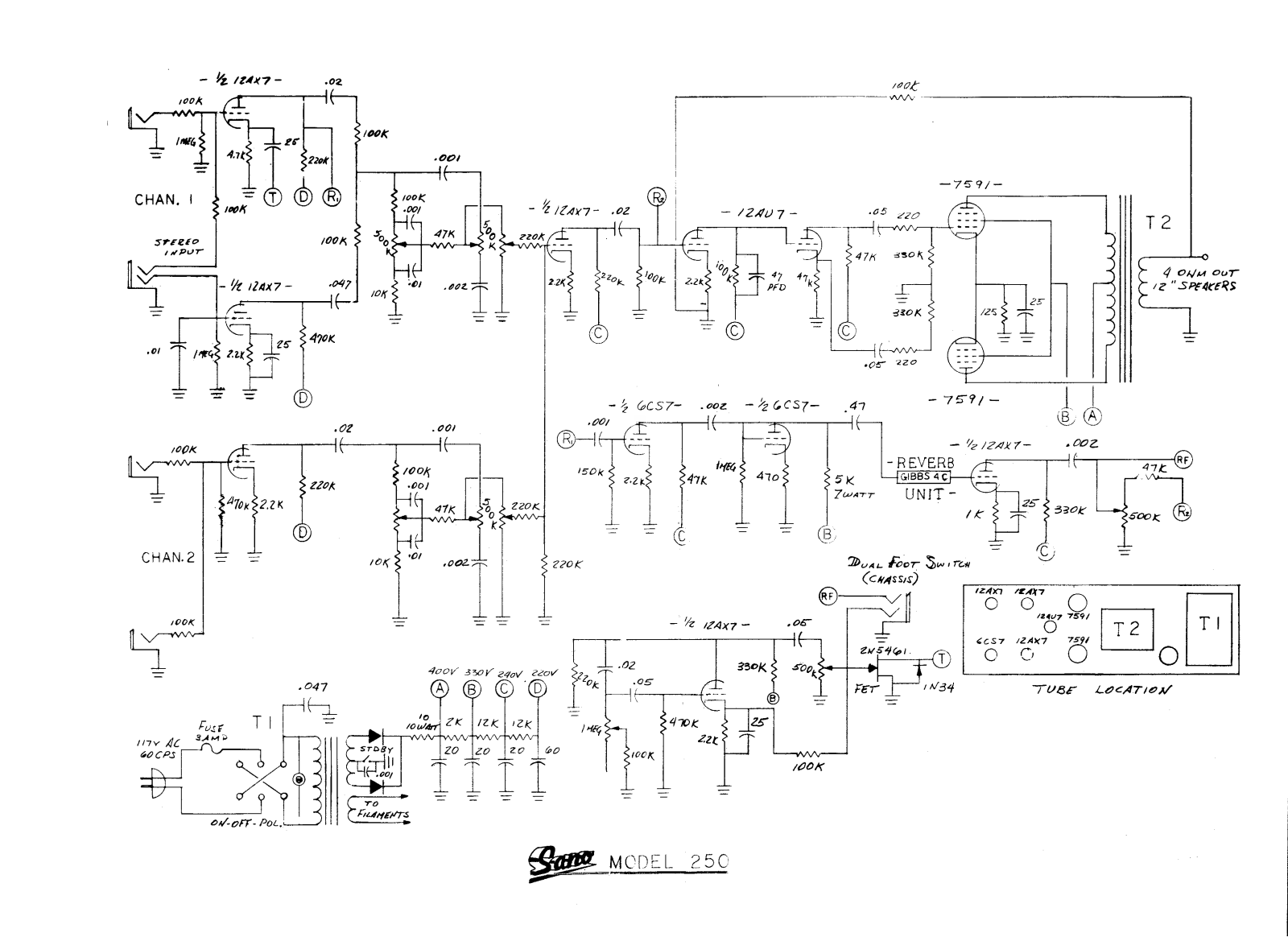 Sano 250r schematic