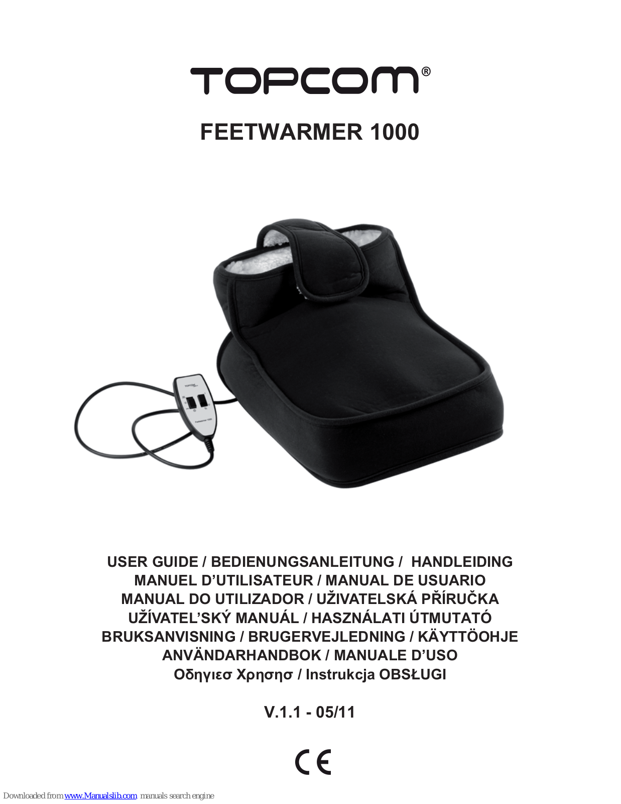 Topcom FEETWARMER 1000 User Manual