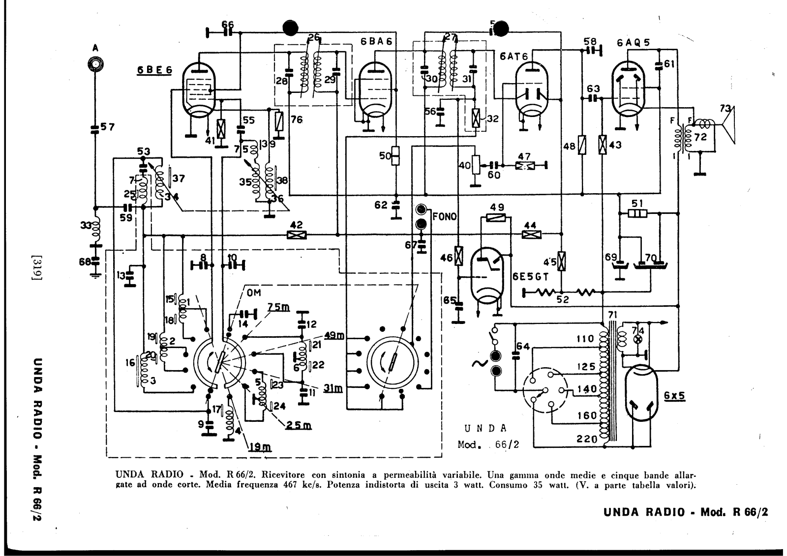 Unda Radio 66 2 schematic