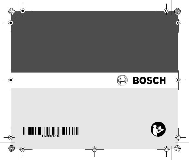 Bosch GBA 10,8 V 1,5 Ah, GBA 10,8 V 2,0 Ah, GBA 10,8 V 2,5 Ah, GBA 14,4 V 2,0 Ah, GBA 18 V 2,0 Ah User Manual