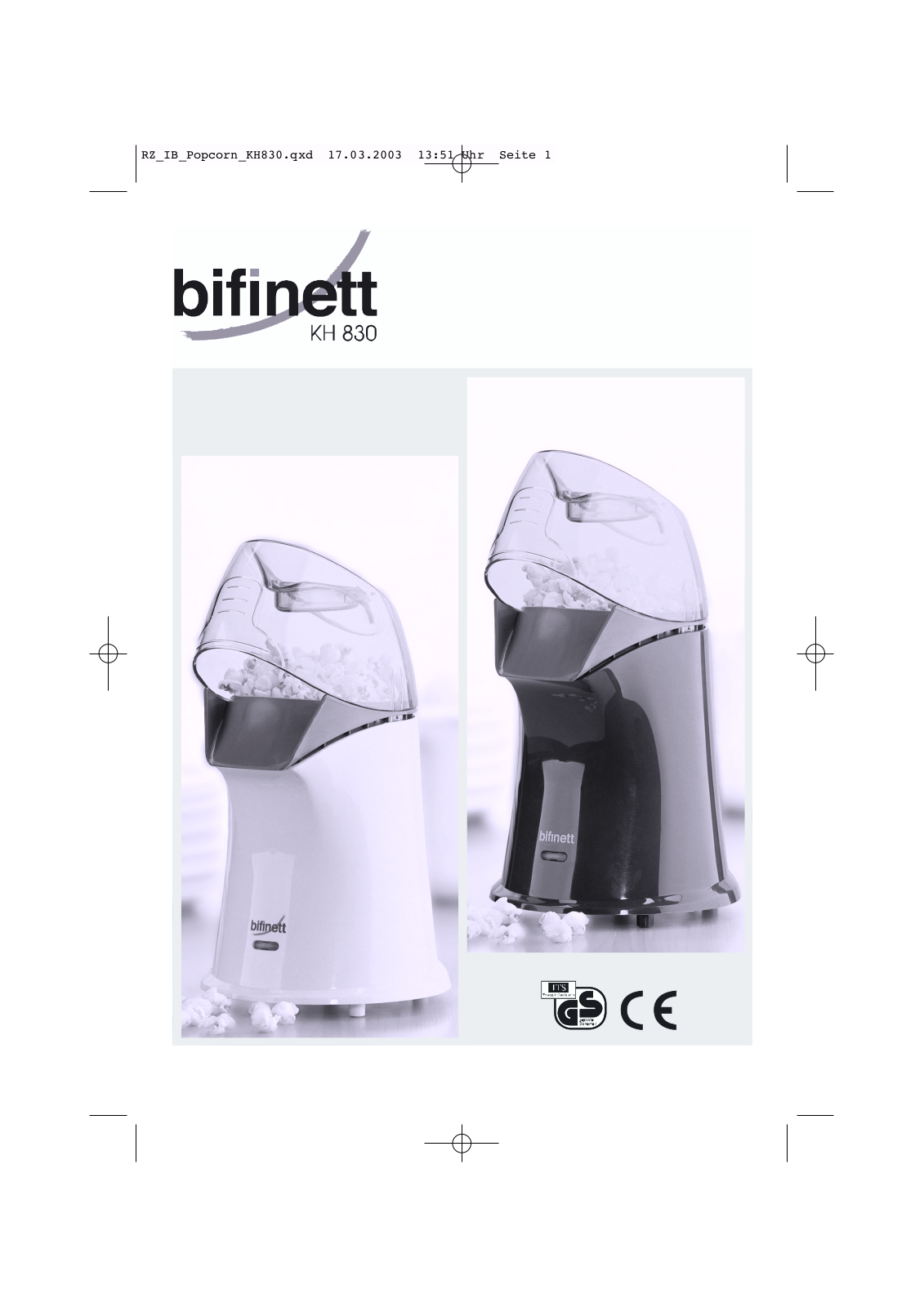 Bifinett KH 830 User Manual