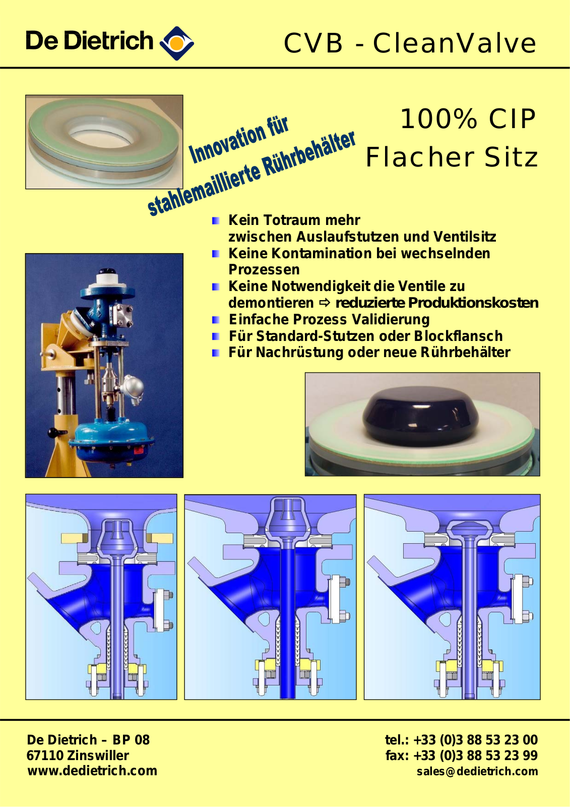 De dietrich CLEANVALVE BROCHURE