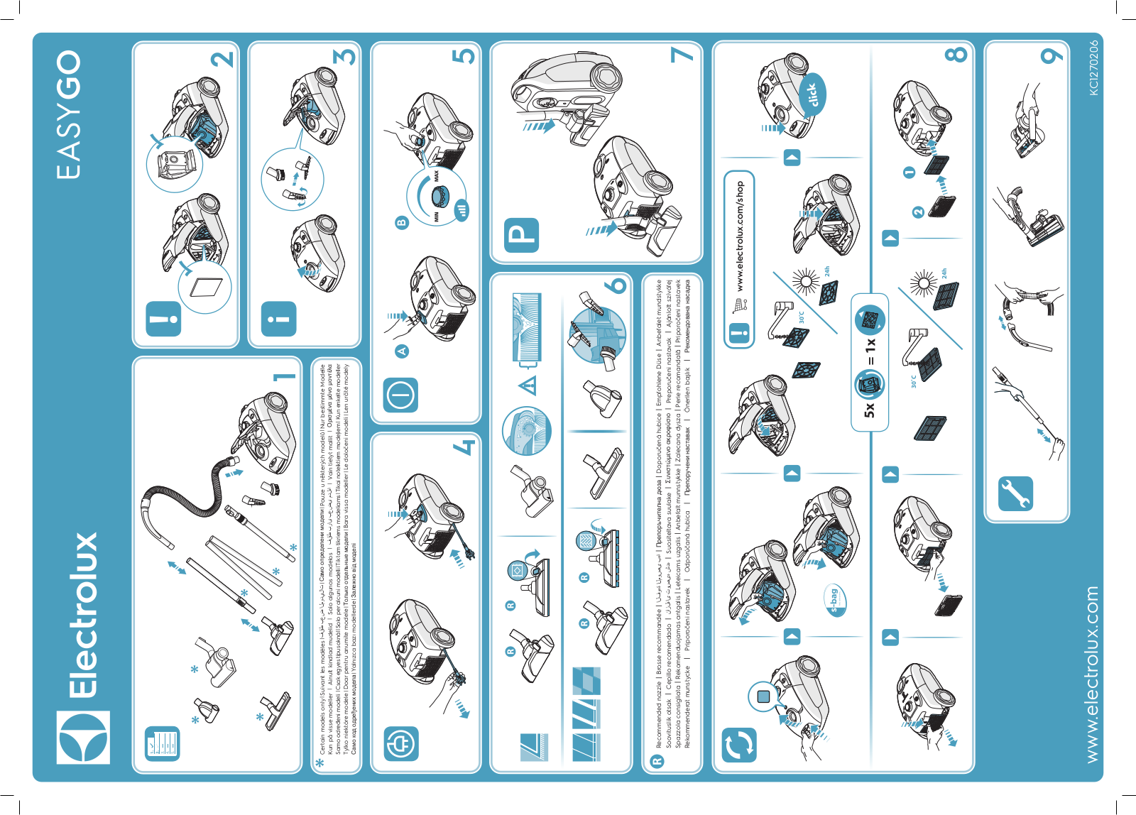 Electrolux EEG44IGM Operating Instructions