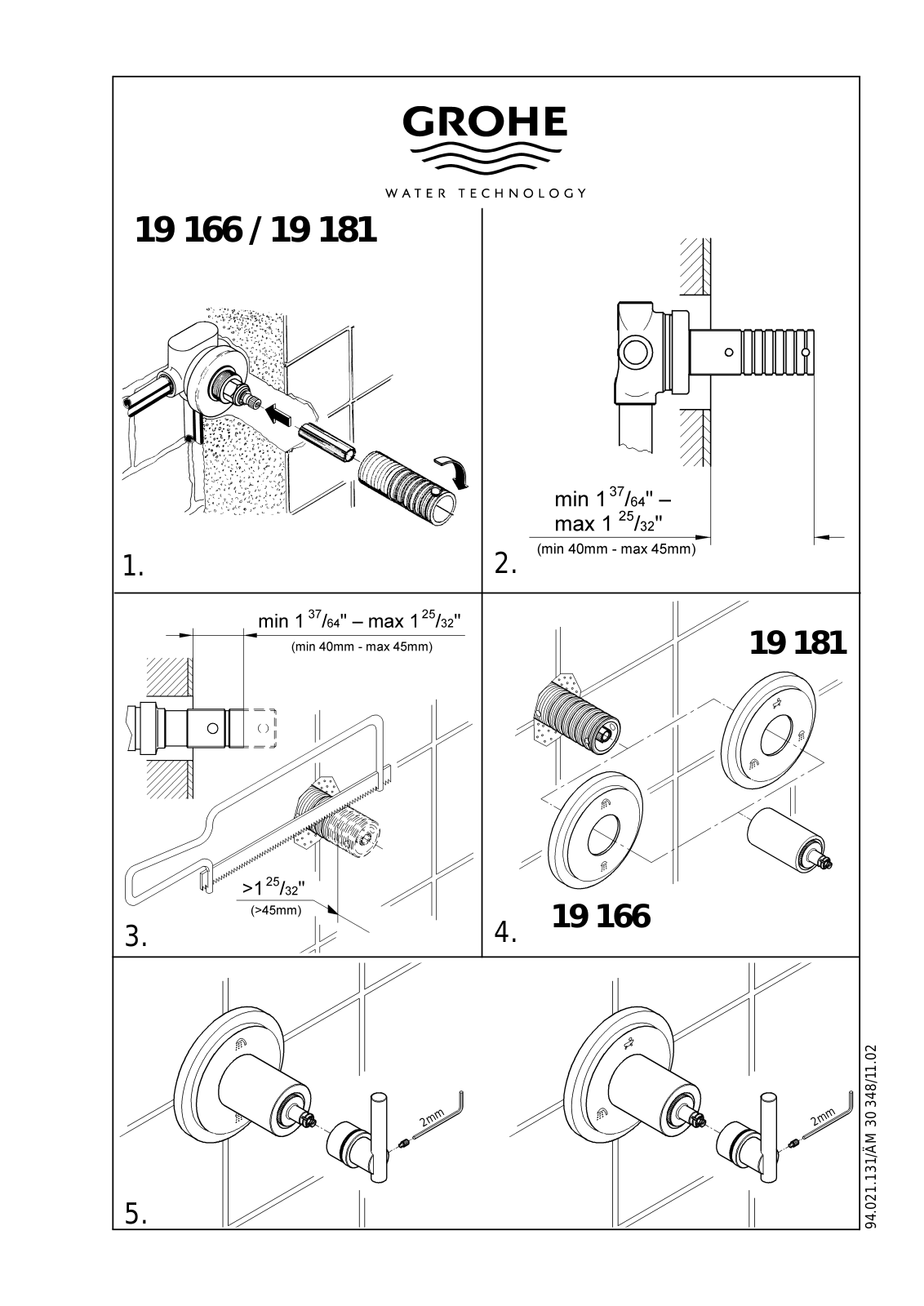 GROHE GRH5235 Installation & Assembly - ManualMachine.com