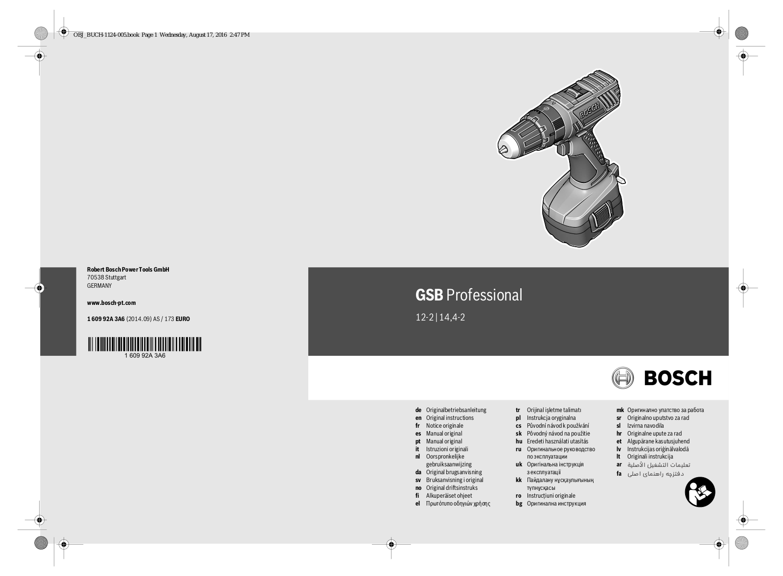 Bosch GSB 12-2, GSB 14.4-2 User Manual